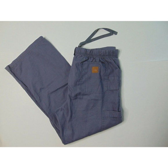 Carhartt Other - Carhartt Large Gray Scrub Pants Ripstop Cargo Gray